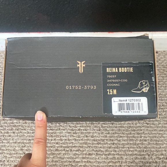 Frye Reina Bootie Cognac Size 7.5 M - Picture 5 of 6